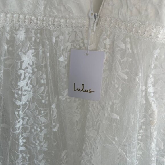 Sweetest Beloved White Mesh Sleeveless Maxi Dress NWT Style 2124916 Sz Med - Picture 7 of 10